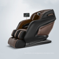 Cadeira de massagem elétrica inteligente de luxo horizontal, cadeira de lazer de gravidade zero automática de couro